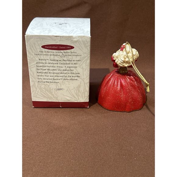 Barbie Hallmark Holiday Keepsake Ornament #1 & #2 in the Series - Picture 3 of 5